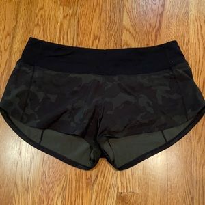 Camo Print Lululemon Shorts